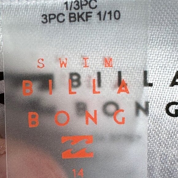 NEW Billabong Layered With Love Reversible Bikini Bottoms Size 14 Floral Swim - Picture 9 of 12